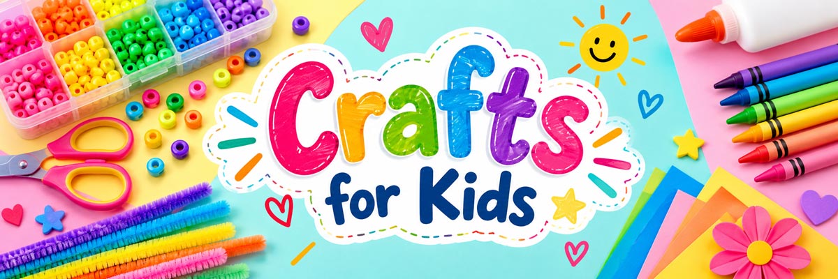 Free kids craft projects, patterns and creative ideas for making crafts at home, school or in groups.
